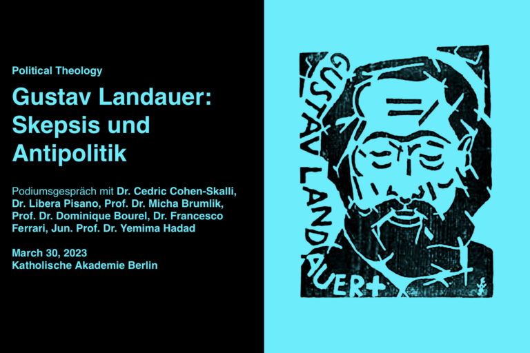 Gustav Landauer: Skepsis und Antipolitik