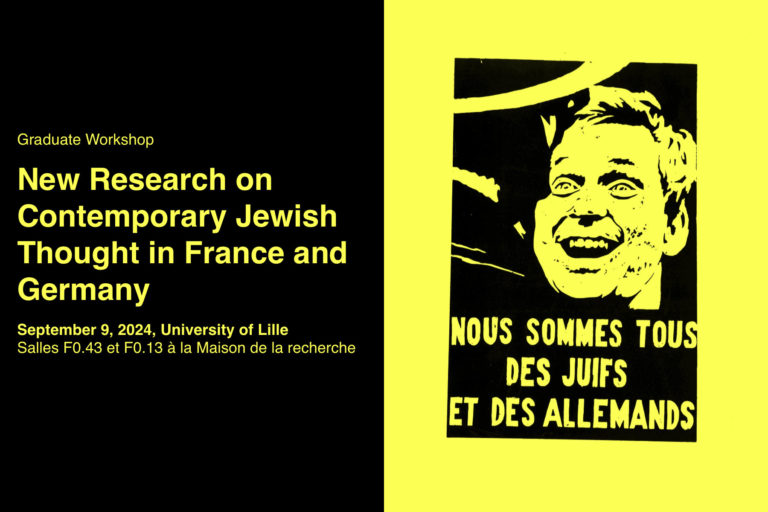 New Research on Contemporary Jewish Thought in France and Germany