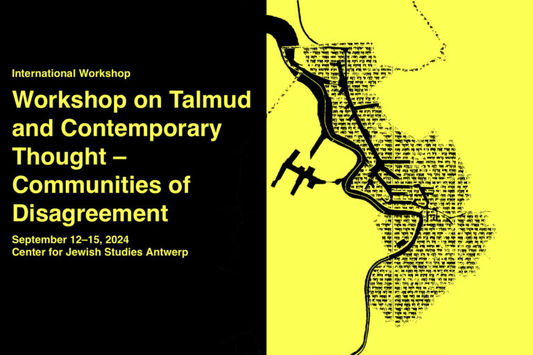 Workshop on Talmud and Contemporary Thought – Communities of Disagreement