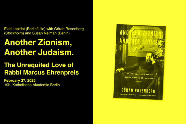 Another Zionism, Another Judaism. The Unrequited Love of Rabbi Marcus Ehrenpreis